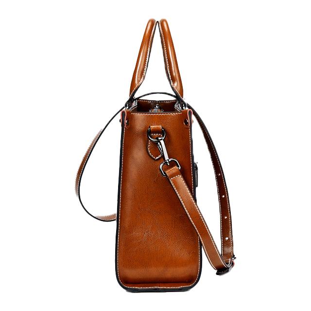 Cabas Élégant en Cuir - Classique et Fonctionnel