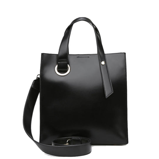 Cabas Structuré en Cuir Élégant - L'Essentiel Minimaliste de Grace