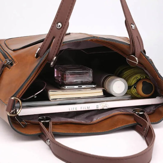 L'Élégance Intemporelle d'Ilse | Sac à Bandoulière en Cuir