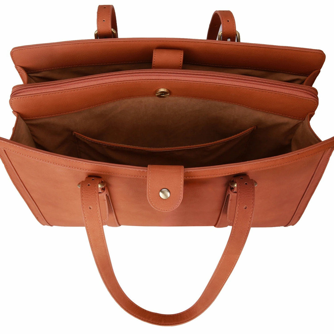 Le Tote en Cuir de Grace – Artisanat Réfléchi