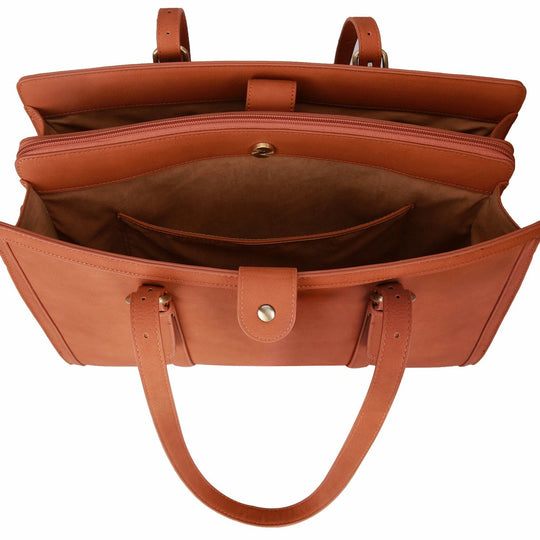 Le Tote en Cuir de Grace – Artisanat Réfléchi