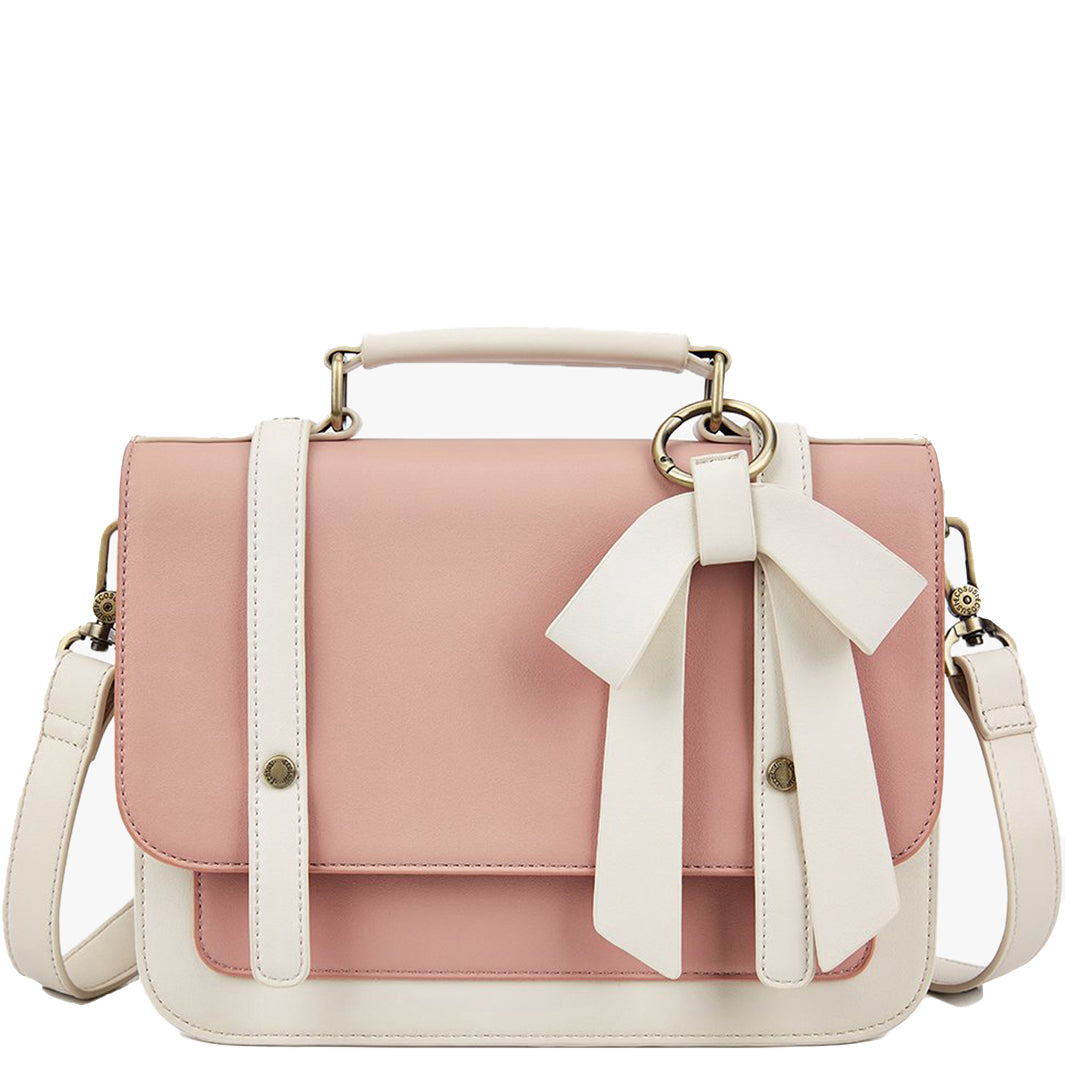 Sac à Détail Nœud Élégant – Noir et Gris Intemporel
