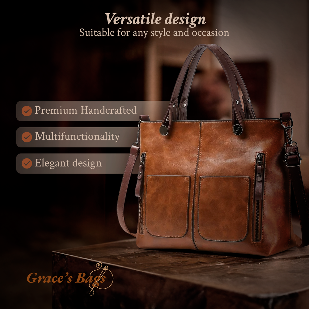 L'Élégance Intemporelle d'Ilse | Sac à Bandoulière en Cuir