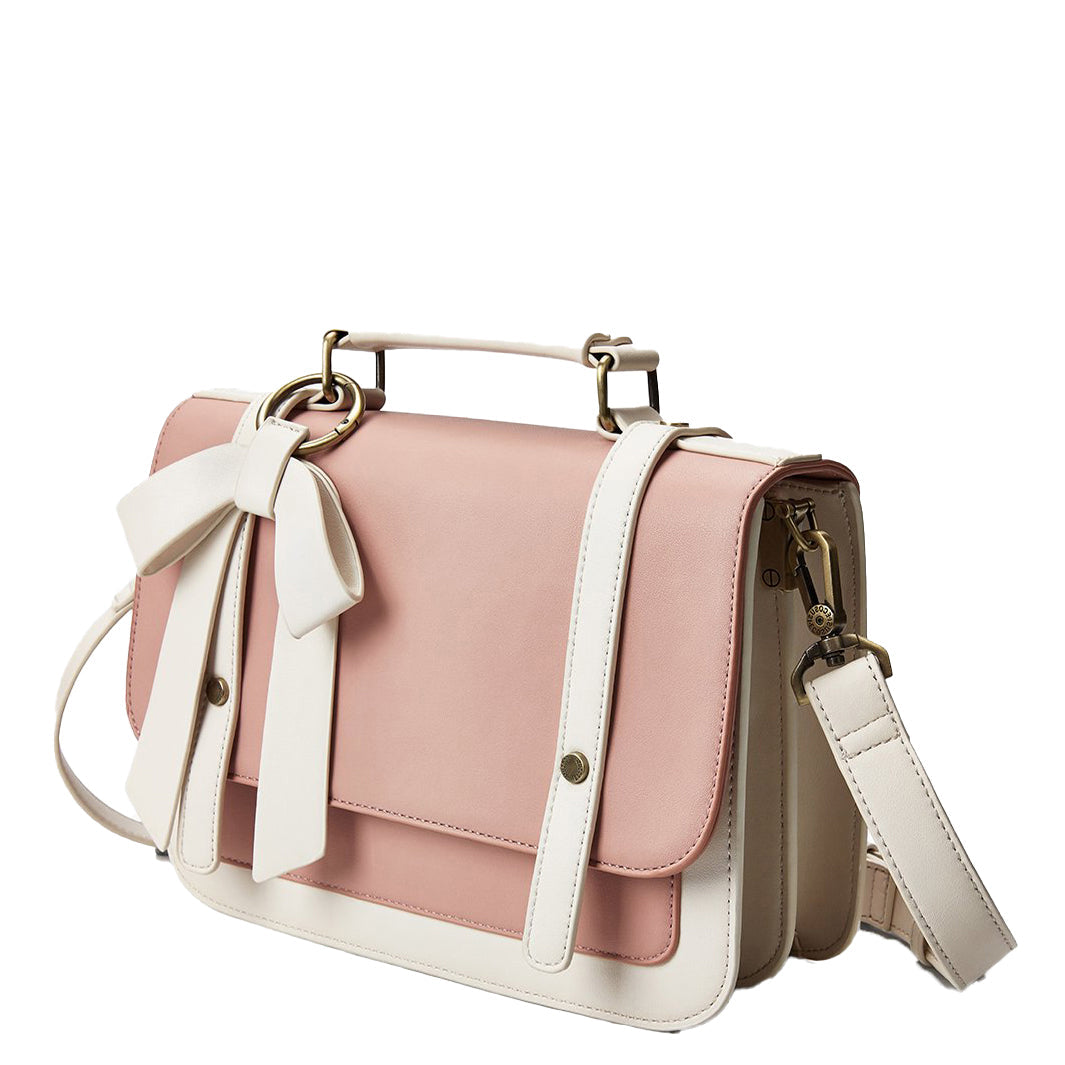 Sac à Détail Nœud Élégant – Noir et Gris Intemporel