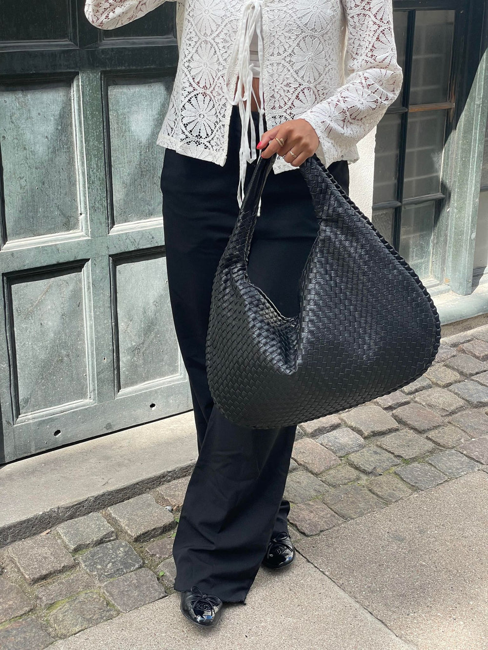 Valentina | Sac Tissé Rouge
