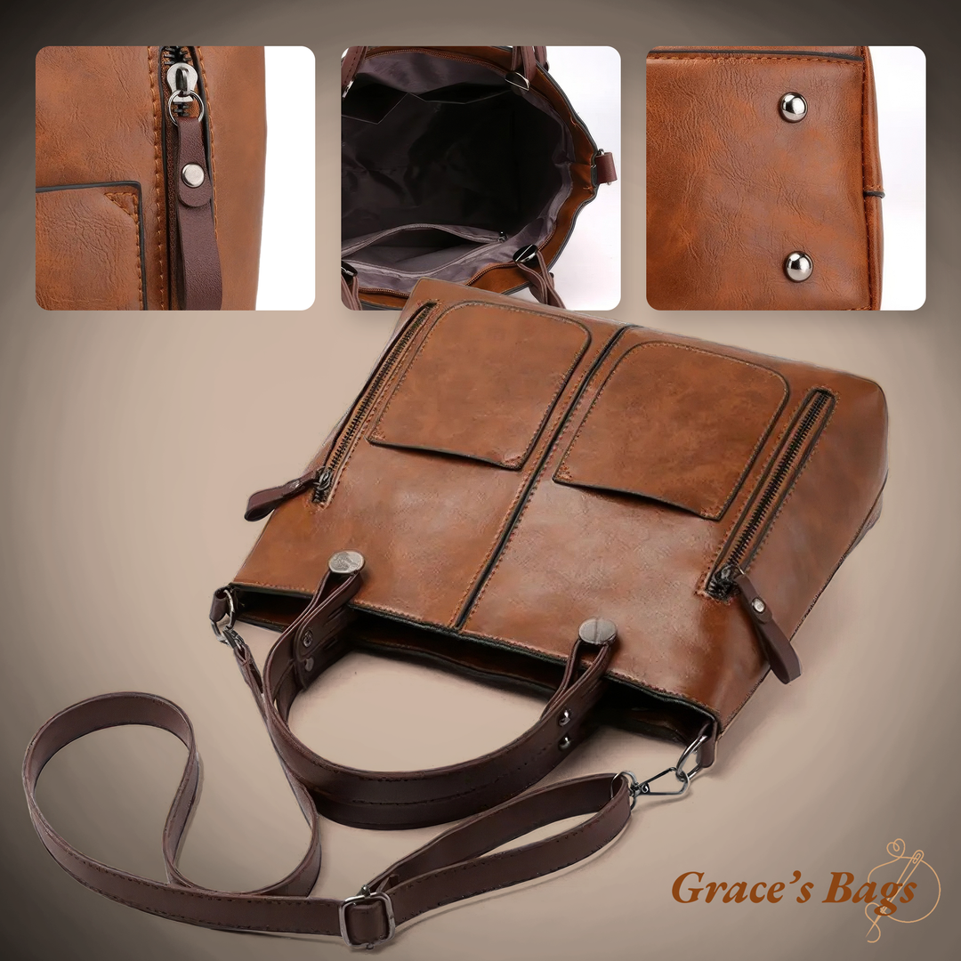 L'Élégance Intemporelle d'Ilse | Sac à Bandoulière en Cuir