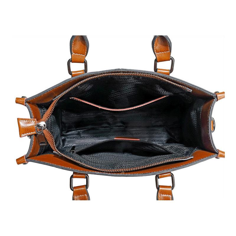 Cabas Élégant en Cuir - Classique et Fonctionnel