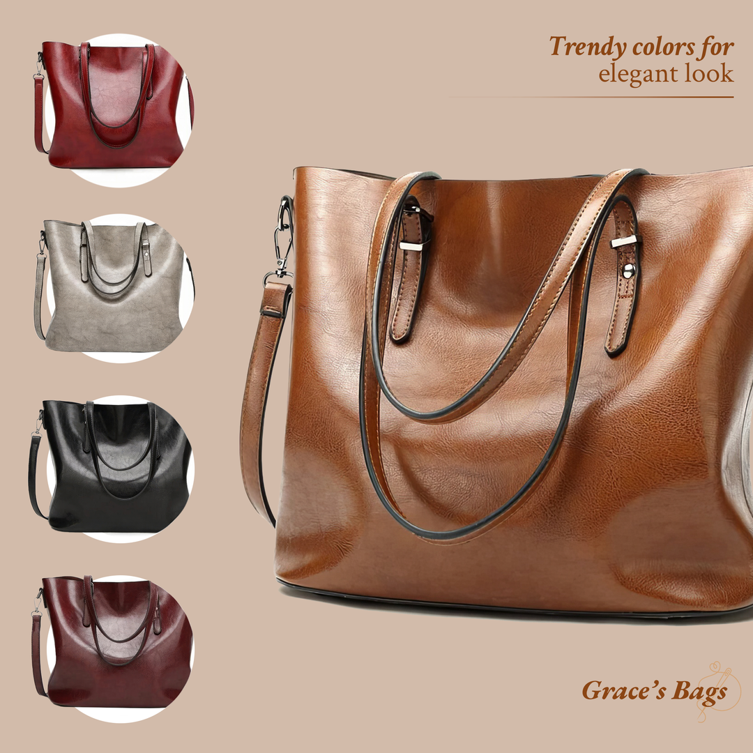 Élégance Intemporelle de Nicole | Sac à Main Vintage en Cuir