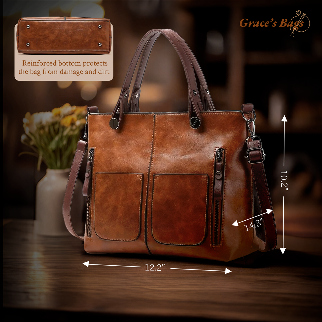 L'Élégance Intemporelle d'Ilse | Sac à Bandoulière en Cuir