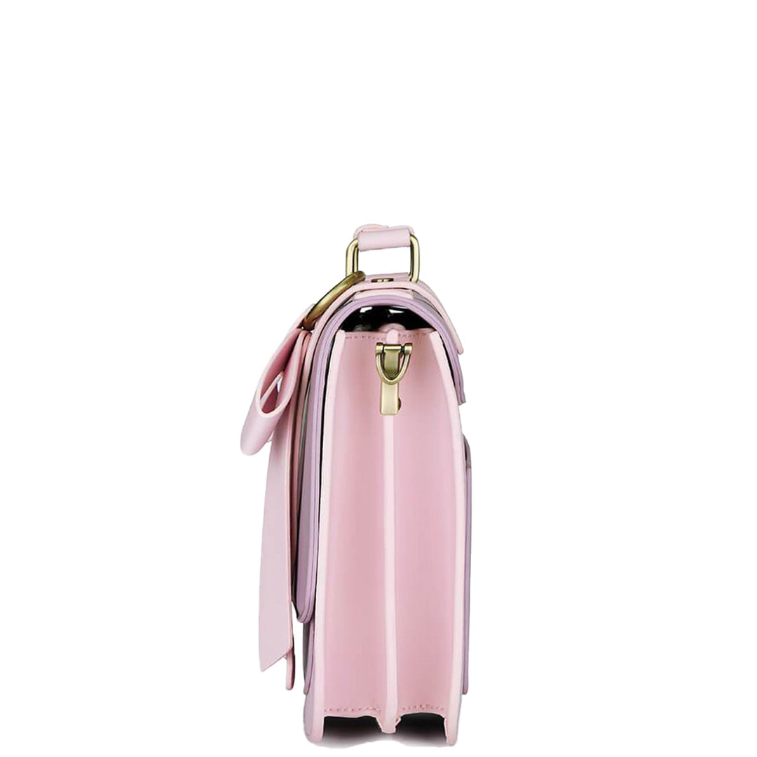 Sac à Détail Nœud Élégant – Noir et Gris Intemporel