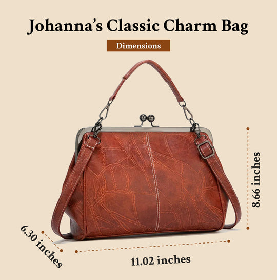 Johanna et son Charme Classique | Sac en Cuir Vintage