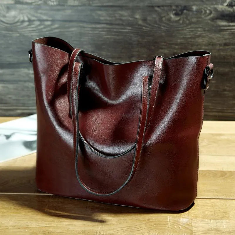 Élégance Intemporelle de Nicole | Sac à Main Vintage en Cuir