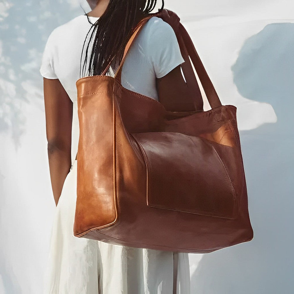 Aurora Charmante | Sac à Bandoulière en Cuir Vintage