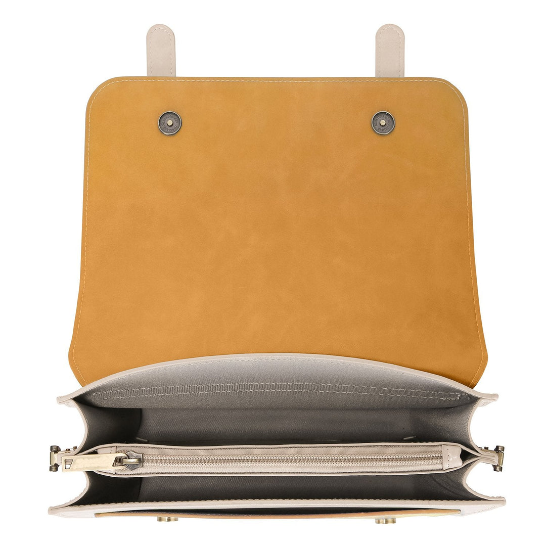 Sac à Détail Nœud Élégant – Noir et Gris Intemporel