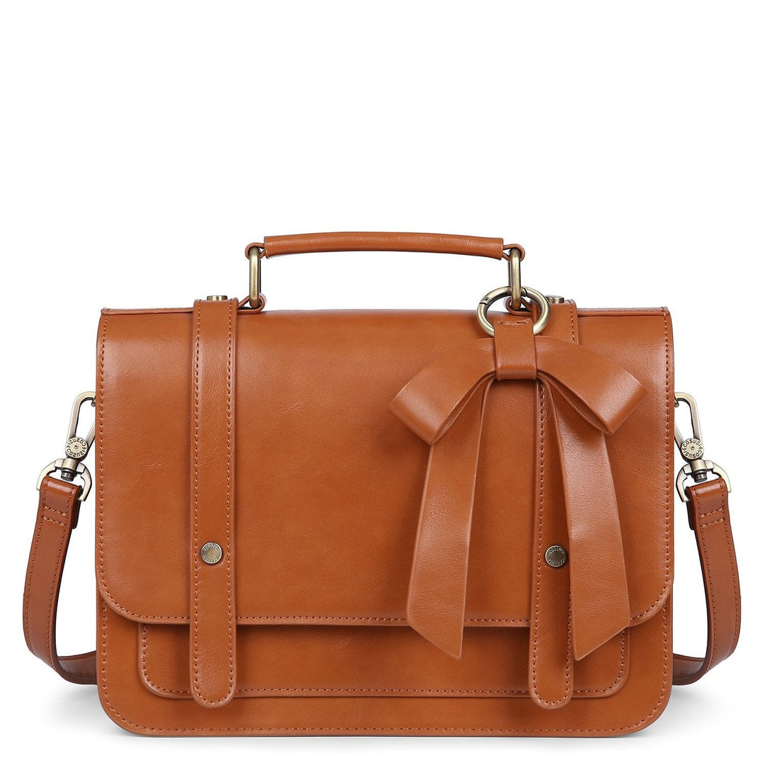 Sac à Détail Nœud Élégant – Noir et Gris Intemporel