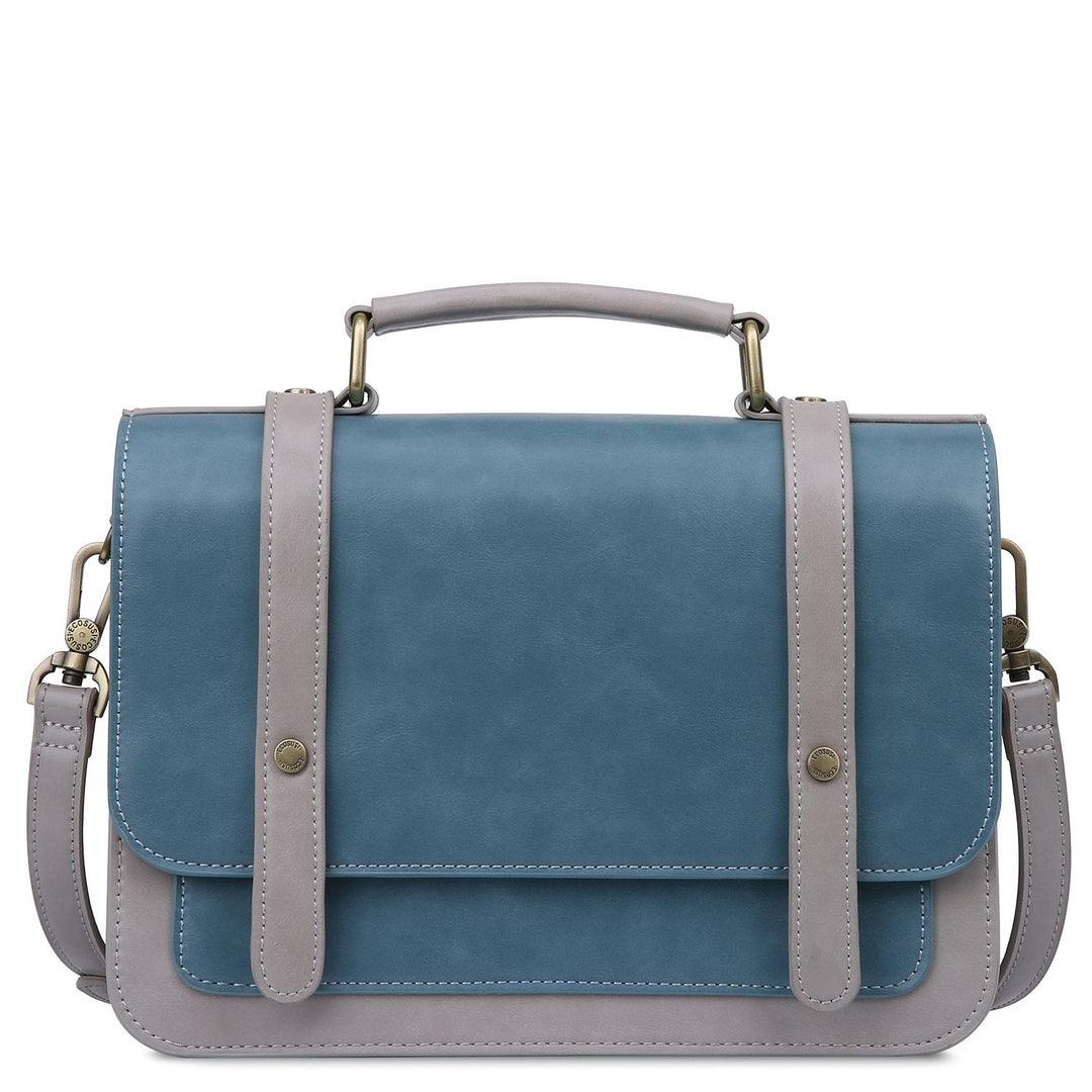 Sac à Détail Nœud Élégant – Noir et Gris Intemporel