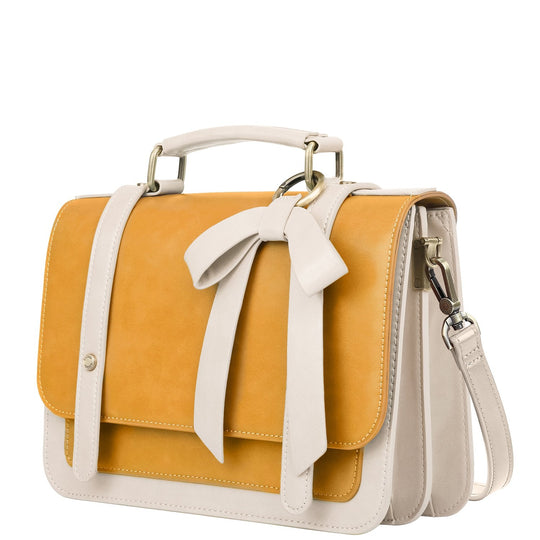 Sac à Détail Nœud Élégant – Noir et Gris Intemporel