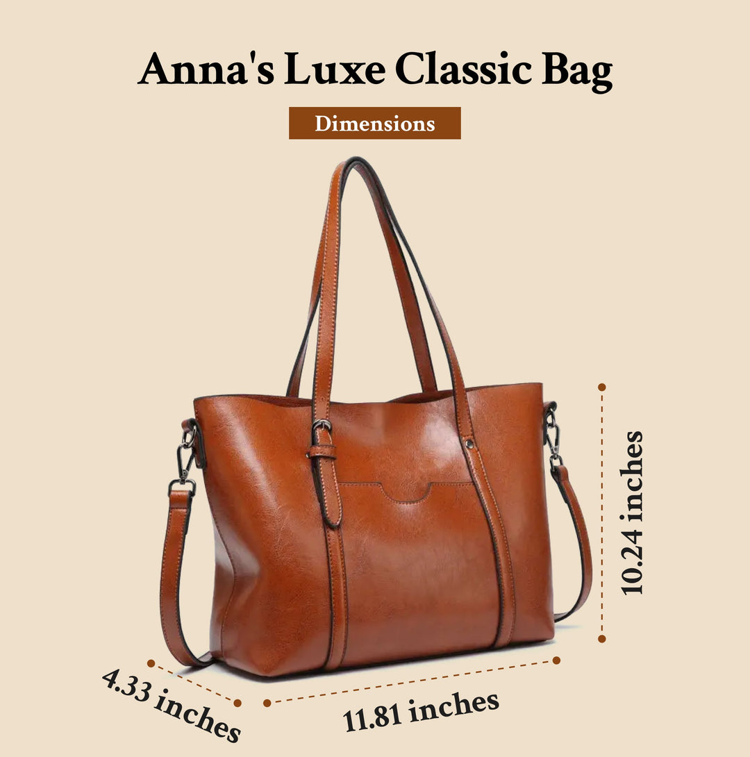 Le Luxe Classique d'Anna | Sac Cabas en Similicuir