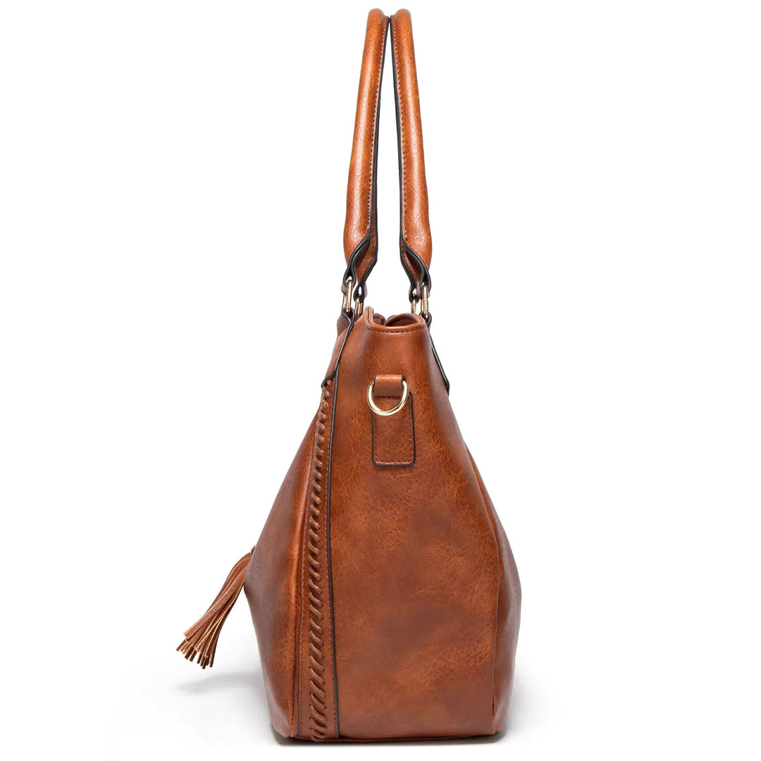 Sophistication Élégante de Nellie | Sac à Épaule en Cuir