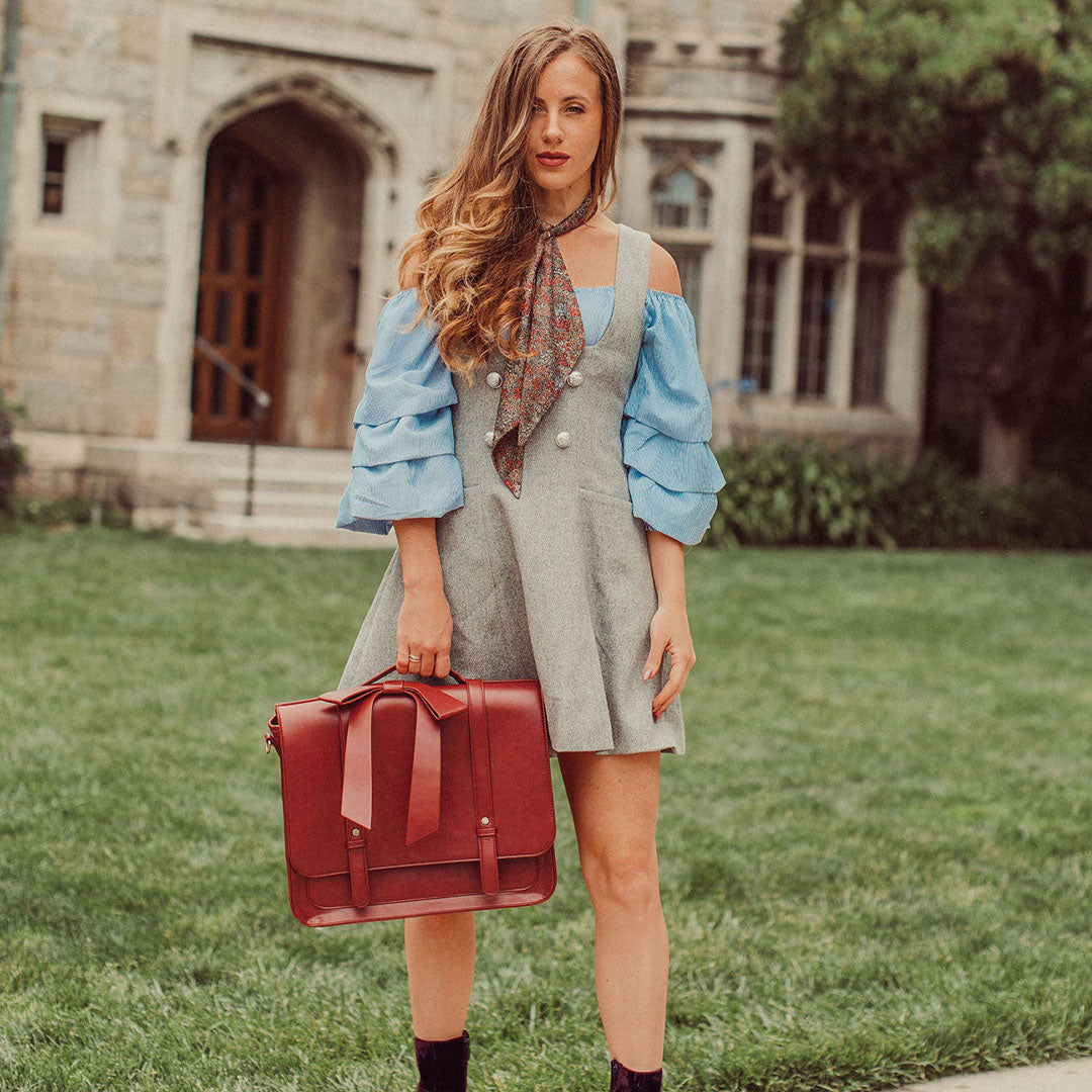 Sac Vintage à Noeud Élégant