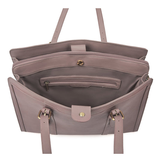 Le Tote en Cuir de Grace – Artisanat Réfléchi