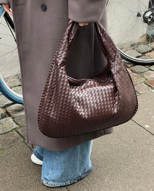 Valentina | Sac Tissé Rouge