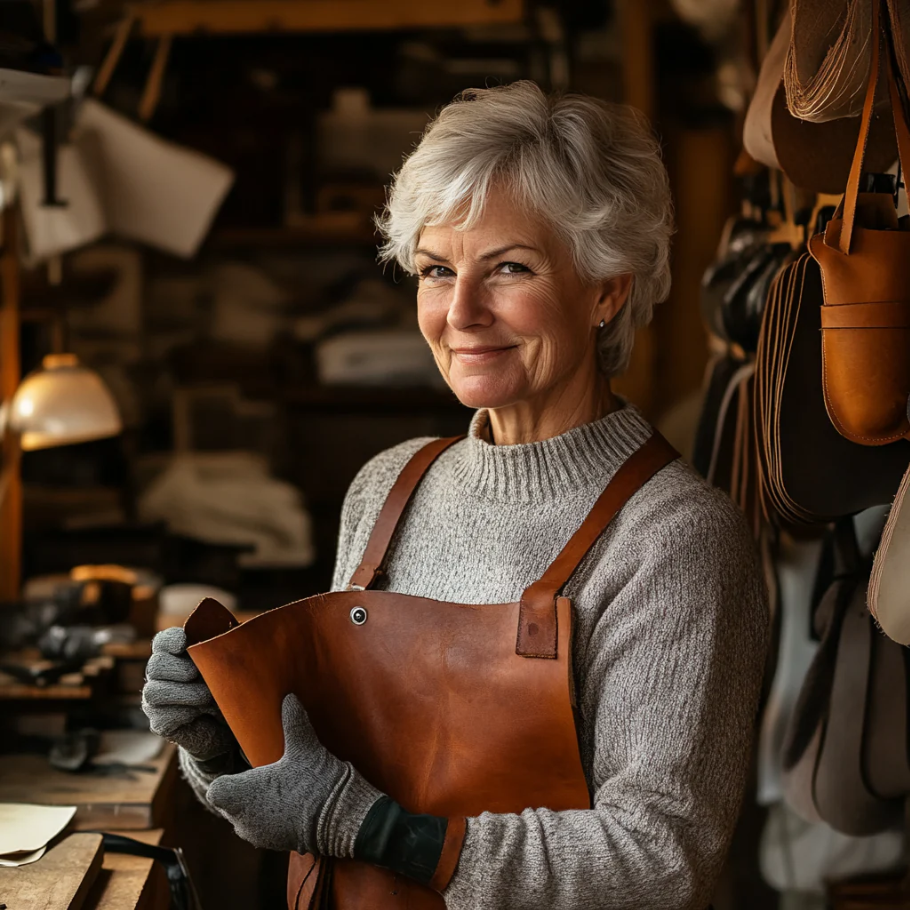 Le Tote en Cuir de Grace – Artisanat Réfléchi