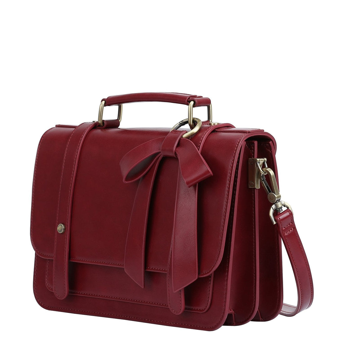 Sac à Détail Nœud Élégant – Noir et Gris Intemporel