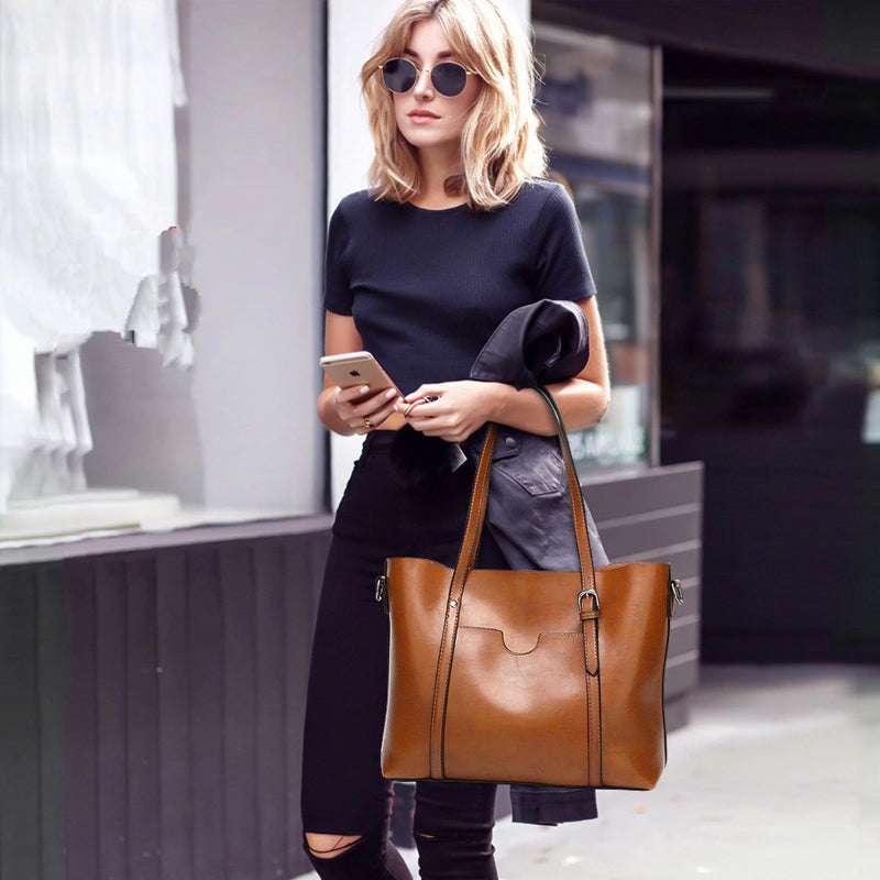 Sac Fourre-Tout en Cuir