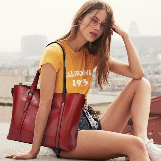 Sac Fourre-Tout en Cuir