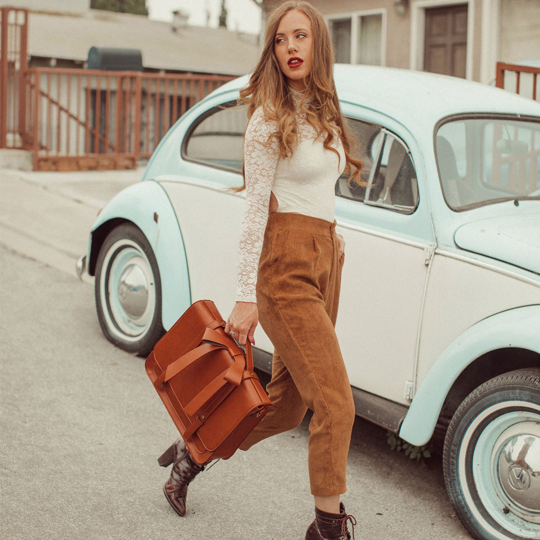 Sac Vintage à Noeud Élégant
