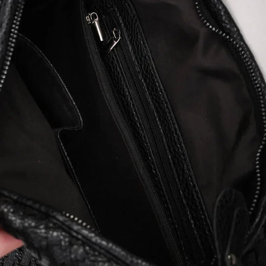 Sac Hobo en Cuir Tressé - Artisanat Intemporel de Grace