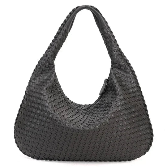 Sac Hobo en Cuir Tressé - Artisanat Intemporel de Grace