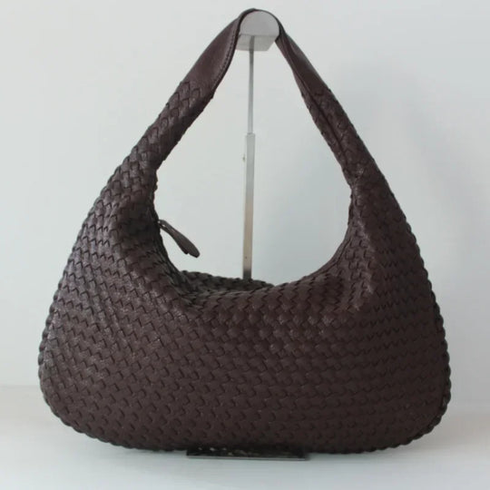 Sac Hobo en Cuir Tressé - Artisanat Intemporel de Grace