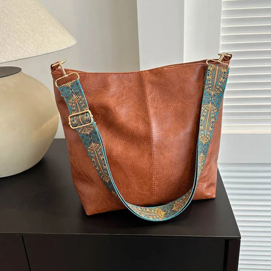 Le Charme Vintage de Chelsey | Sac à Bandoulière en Cuir