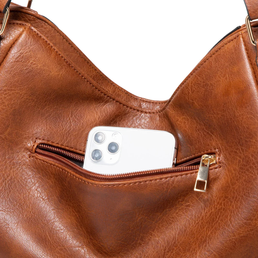 Sophistication Élégante de Nellie | Sac à Épaule en Cuir