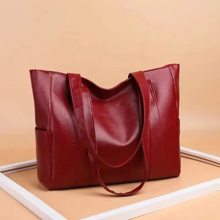 Luxe Minimaliste de Grace | Sac à Bandoulière en Cuir Souple