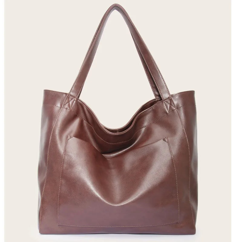 Grandeur de Luxe par Grace | Sac d'Épaule en Cuir Souple