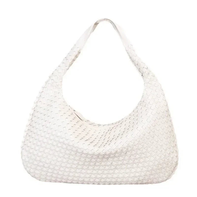 Sac Hobo en Cuir Tressé - Artisanat Intemporel de Grace