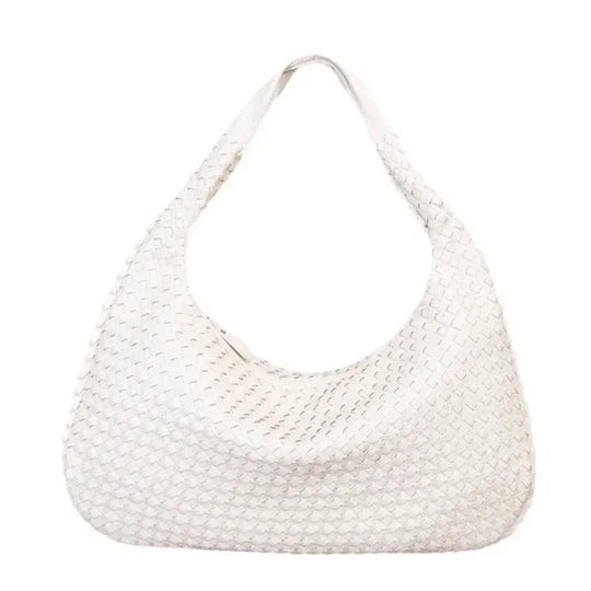 Sac Hobo en Cuir Tressé - Artisanat Intemporel de Grace