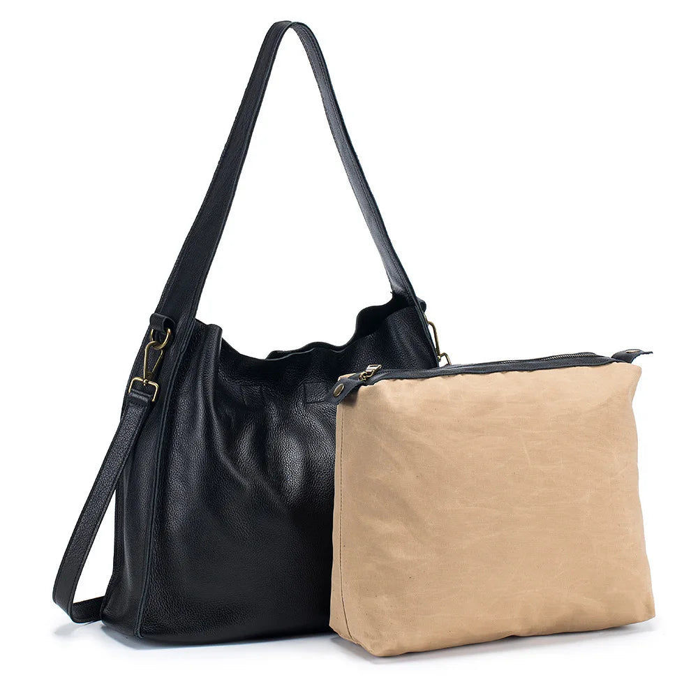 L’Élégance Intemporelle de Grace | Sac Cabas en Cuir de Vachette Véritable