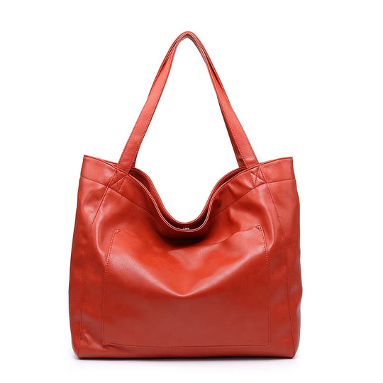 Grandeur de Luxe par Grace | Sac d'Épaule en Cuir Souple
