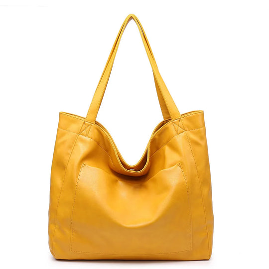 Grandeur de Luxe par Grace | Sac d'Épaule en Cuir Souple
