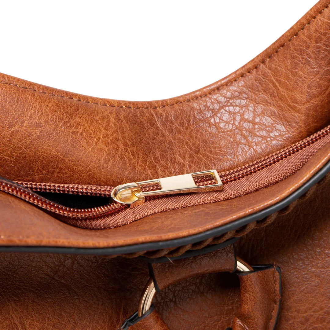 Sophistication Élégante de Nellie | Sac à Épaule en Cuir