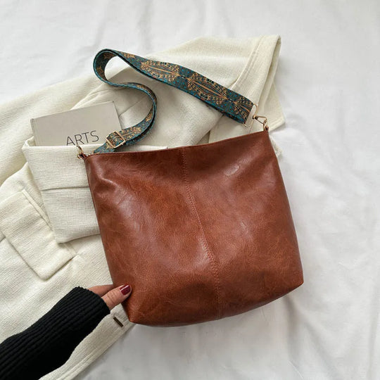 Le Charme Vintage de Chelsey | Sac à Bandoulière en Cuir
