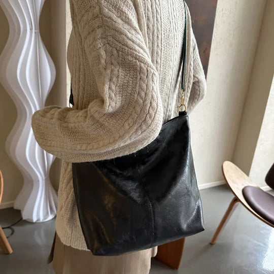 Le Charme Vintage de Chelsey | Sac à Bandoulière en Cuir