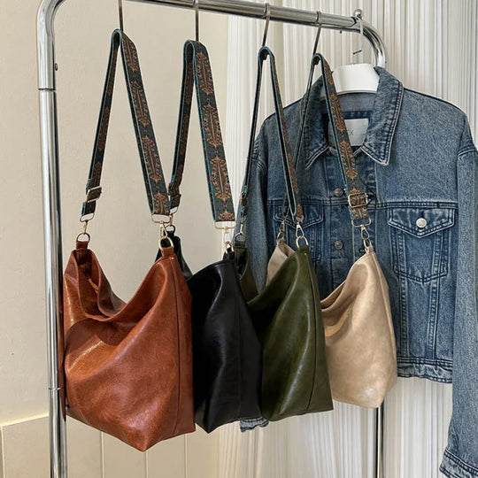 Le Charme Vintage de Chelsey | Sac à Bandoulière en Cuir