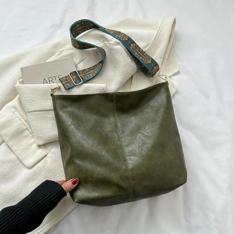 Le Charme Vintage de Chelsey | Sac à Bandoulière en Cuir
