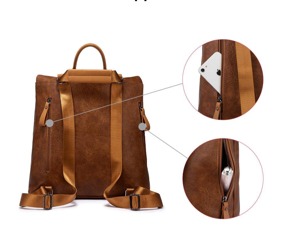 Sac à Dos en Cuir Unique - Style de Grace