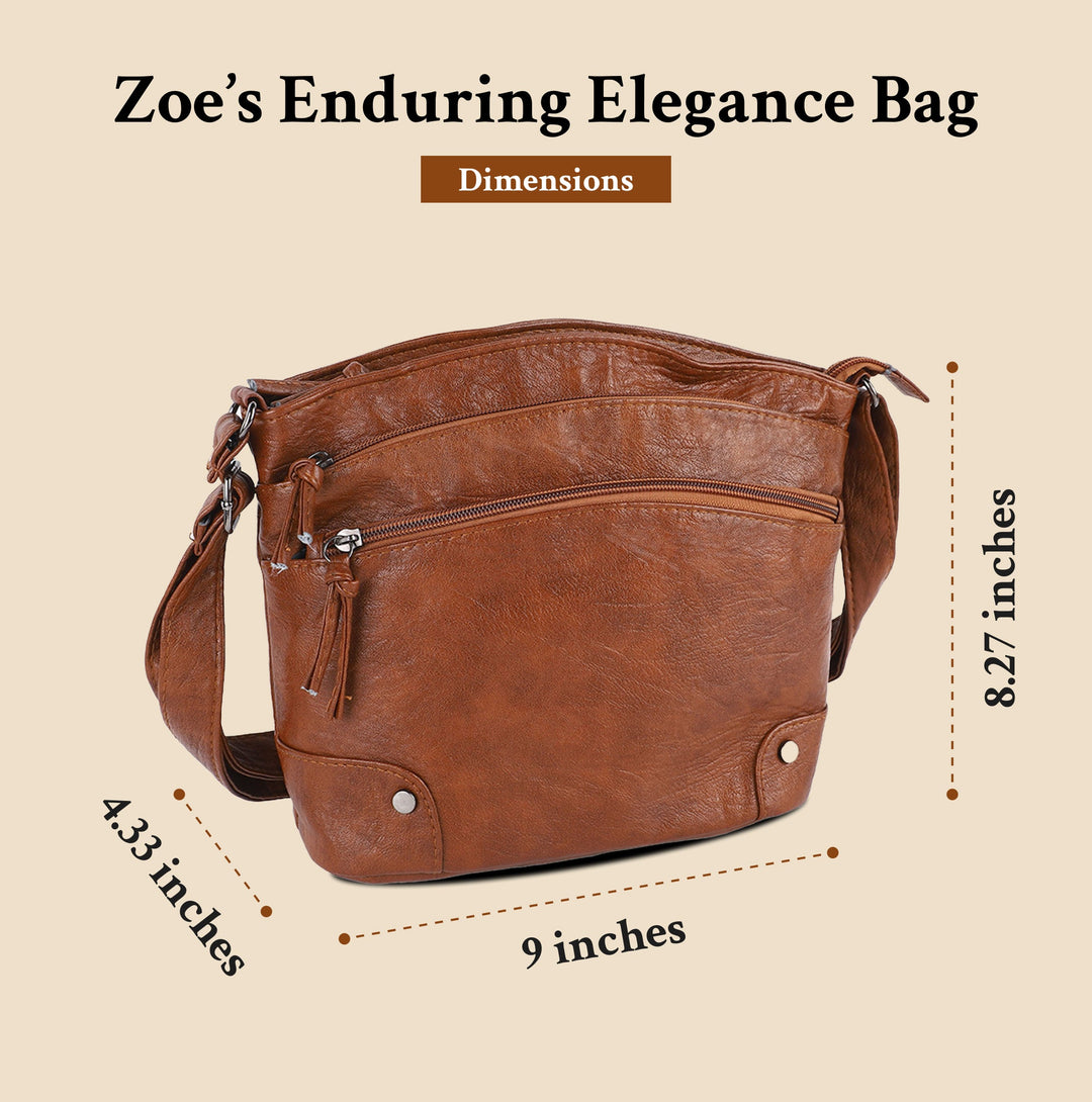 Élégance Durable de Zoé | Sac d'Épaule en Cuir